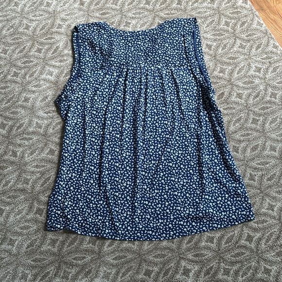 Loft Sleeveless Mixed Media Shell - Picture 3 of 3